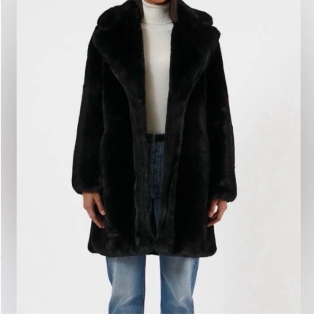 Apparis Black Teddy Jacket